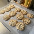 jnshhanmi's cooksnap of when they made ざくうまっ♡米粉チョコチャンククッキー.