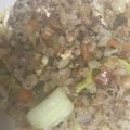 snow012's cooksnap of when they made 豚ひき肉とキャベツの炒飯.