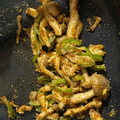 ★ゴンぎつね★'s cooksnap of when they made 【お弁当】ピーマンしめじのおかか炒め.