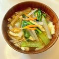 azbjbn's cooksnap of when they made 大根 人参 小松菜の味噌汁^^.