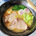 在宅勤務のおじさん's cooksnap of when they made 牛乳で豚骨醤油ラーメン.