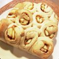 ｊｏｃｏｍｏｍｏｌａ's cooksnap of when they made シナモンレーズン★りんごちぎりパン.