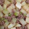 哲美☆'s cooksnap of when they made 大根と豚ひき肉で！韓国風マーボー大根☆.