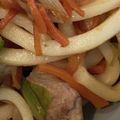 おにぎりさん's cooksnap of when they made 甘辛韓国ダッカルビ風焼きうどん.