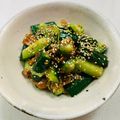 あっこ姉's cooksnap of when they made 箸休めに梅肉とキュウリの胡麻風味和え.