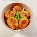 みぽぽ37's cooksnap of when they made ナゲットの甘辛タレ丼.