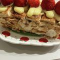 ネエロ's cooksnap of when they made 絶品ナポレオンパイ (苺のミルフィーユ).
