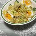QPはにー's cooksnap of when they made 春キャベツとゆで卵のごまサラダ.