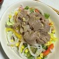 あさぎやま's cooksnap of when they made スタミナアップの牛しゃぶサラダ♬.