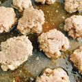 Marino's cooksnap of when they made 簡単！ふわっふわ♡鶏ひき肉団子♪.