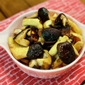 マルんちの丸顔's cooksnap of when they made しいたけと油揚げの塩きんぴら.