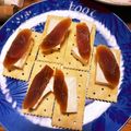 うにのあ1105's cooksnap of when they made 奈良漬クリームチーズカナッペ.