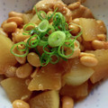 TYSK's cooksnap of when they made ◆鶏肉と大根と大豆の炒め煮◆.