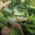 くまぁも's cooksnap of when they made ◆超簡単！◆小松菜＆油揚げの煮物.
