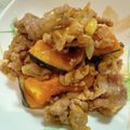 こうちゃん19's cooksnap of when they made かぼちゃ&牛肉の甘辛炒め♪.