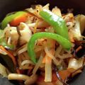 TYSK's cooksnap of when they made しらたきの五目炒め.