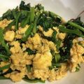 satoyuharu's cooksnap of when they made ほうれん草と卵のオイスターソース炒め.