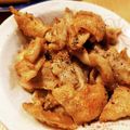 まめひな's cooksnap of when they made 簡単✨カリカリ鶏皮おつまみ(⑉• •⑉).