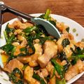 ちこぴさん's cooksnap of when they made 鶏肉のピリ辛ニラ炒め (よだれ鶏風).