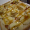 るらちゃん's cooksnap of when they made 簡単！きなこバナナトースト.