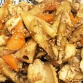 やえまりも's cooksnap of when they made 鶏肉と根菜のおかかきんぴら.
