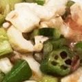☆ごはんできた☆'s cooksnap of when they made 長いものサイコロゆかりマヨサラダ.