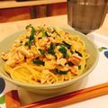 ⁂mai⁂'s cooksnap of when they made ものすごうまいけん★パスタで担担麺★.