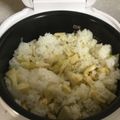 クック4W37VW☆'s cooksnap of when they made 栗ご飯部門1位が考案！塩味のたけのこご飯.