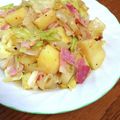 にゃみるの's cooksnap of when they made ベーコンじゃが芋キャベツのマヨネーズ炒め.