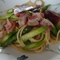 melmarilyn's cooksnap of when they made 柚子胡椒風味のアスパラとベーコンのパスタ.