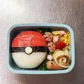 Chaaa_room's cooksnap of when they made ポケモンキャラ弁*ﾓﾝｽﾀｰﾎﾞｰﾙ*.