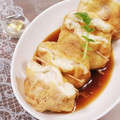 クックHG9V8Y☆'s cooksnap of when they made 【卵料理】油揚げの巾着卵とじ煮.