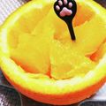 めみたん☆'s cooksnap of when they made パーティにも＊食べやすいオレンジの切り方.