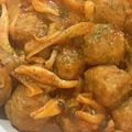 yomo1229's cooksnap of when they made ぶなしめじと柔らか肉団子のケチャップ煮.
