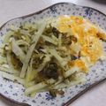 きらり流れ星's cooksnap of when they made 【大根大量消費】大根と高菜のピリ辛炒め.