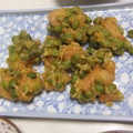 きらり流れ星's cooksnap of when they made ☆えびと枝豆のかきあげ☆.