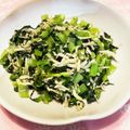 クレイプメートル's cooksnap of when they made カルシウムたっぷり♪小松菜とじゃこ炒め.