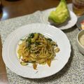 yesmama's cooksnap of when they made ♡菜の花としらすのペペロンチーノ♡.