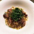 2michi's cooksnap of when they made ★なすとベーコンのバルサミコパスタ★.