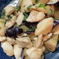 ぼっち飯ゆりたん's cooksnap of when they made 茄子と鶏ムネ肉の大葉醤油炒め.
