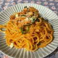 Faiza's cooksnap of when they made ミルク＆バターで♡まろやかナポリタン.