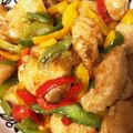 クック6QUUFJ☆'s cooksnap of when they made 食欲増進！鶏肉とパプリカのカレー醤油炒め.