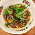 tomoeクック's cooksnap of when they made 簡単◆レンジ蒸し茄子の香味ピリ辛和え◆.