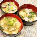 なつき☆ミ's cooksnap of when they made 我が家のあさりのみそ汁.