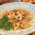 あっちゃんキッチン♪'s cooksnap of when they made 豚肉とれんこんの甘酢きんぴら.