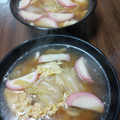 松潤LOVE♥️♥️'s cooksnap of when they made ＊たっぷり白菜と油揚げの煮込みうどん＊.