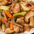 お菓子大好きぃちゃん's cooksnap of when they made 鶏肉とチンゲン菜の黒酢あん炒め.