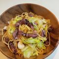 ジョンのお母ちゃん's cooksnap of when they made ホタルイカと春キャベツのパスタ.