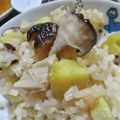 まりゆりひろこ's cooksnap of when they made ｻﾂﾏｲﾓとｷﾉｺの炊込みご飯.