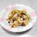 ＠迷子＠'s cooksnap of when they made 【楽めし】小松菜とベーコンの混ぜご飯.